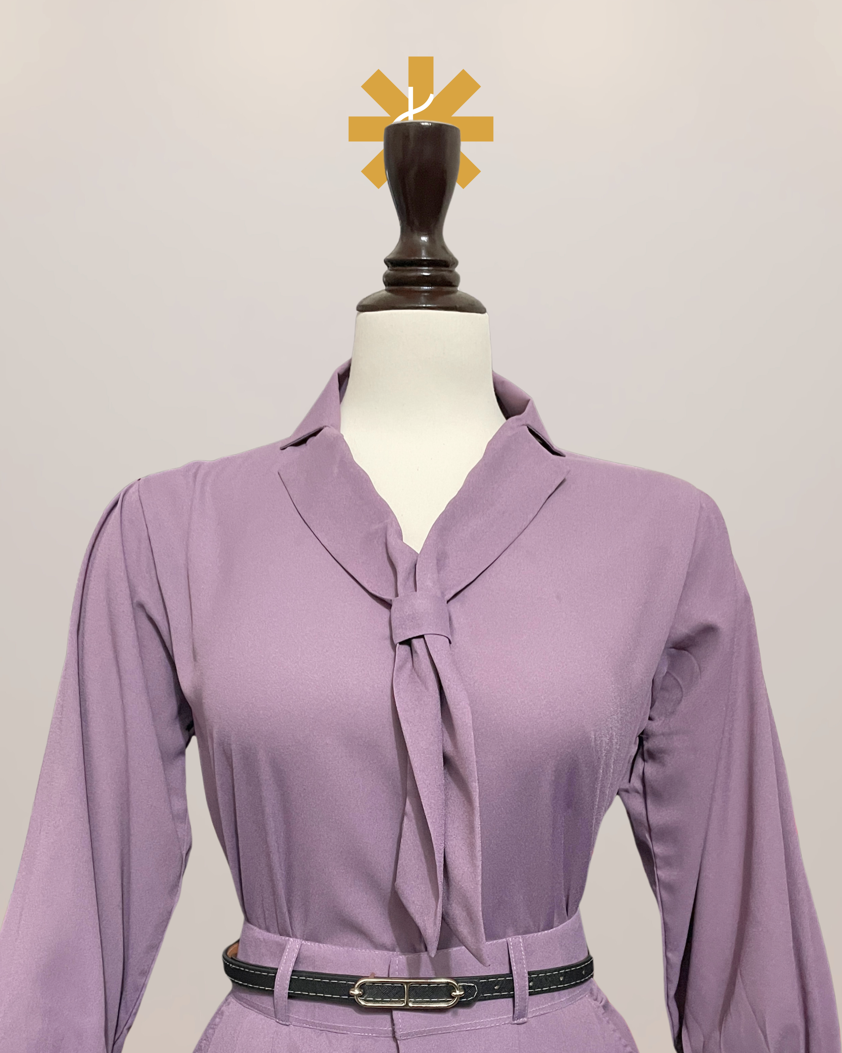 Formal Skirt Set -[3pc] - Dusty Lilac