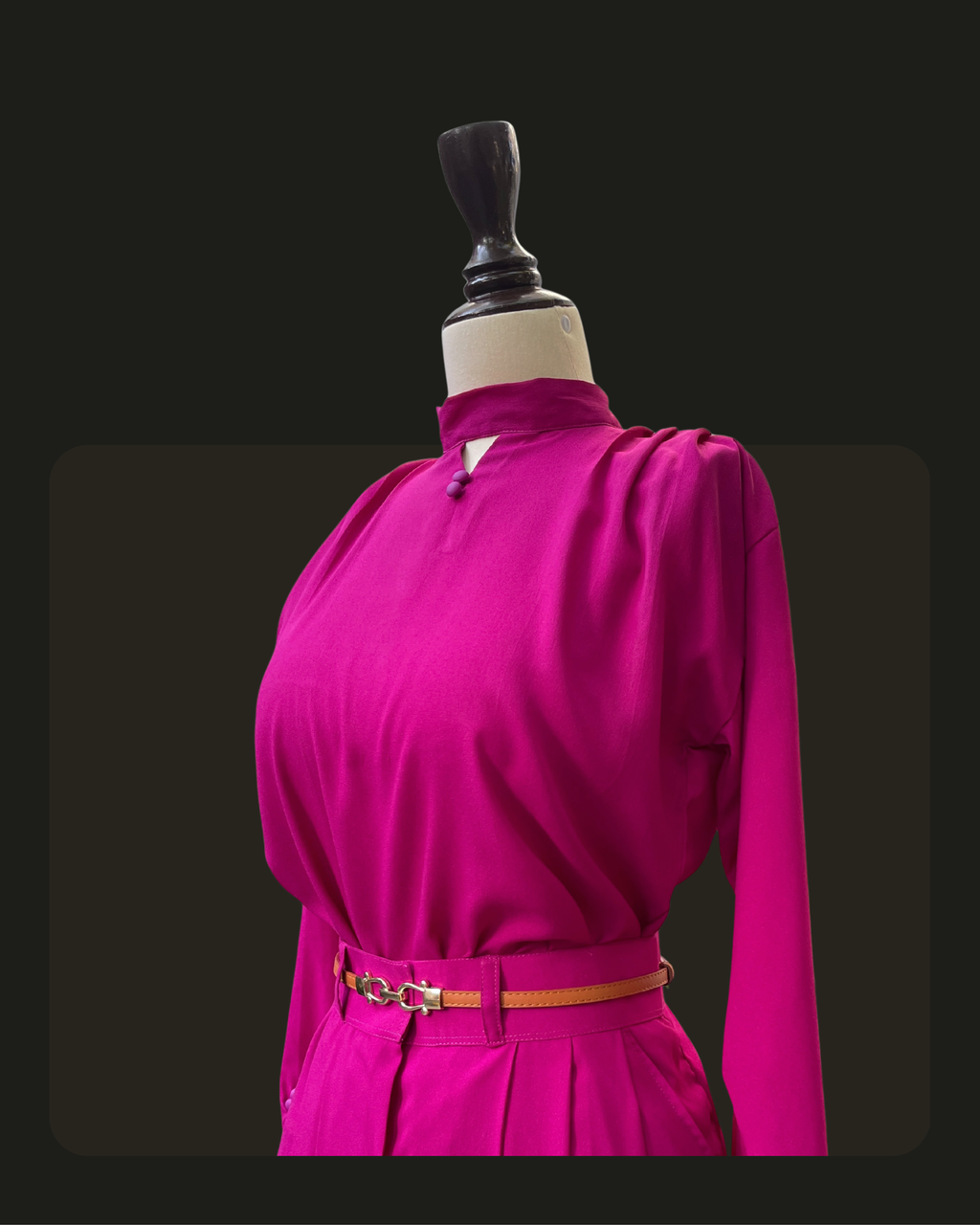 Formal Skirt Set -[3pc]- Berry Pink