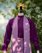 Formal Skirt Set -[3pc]- Purple x Lilac
