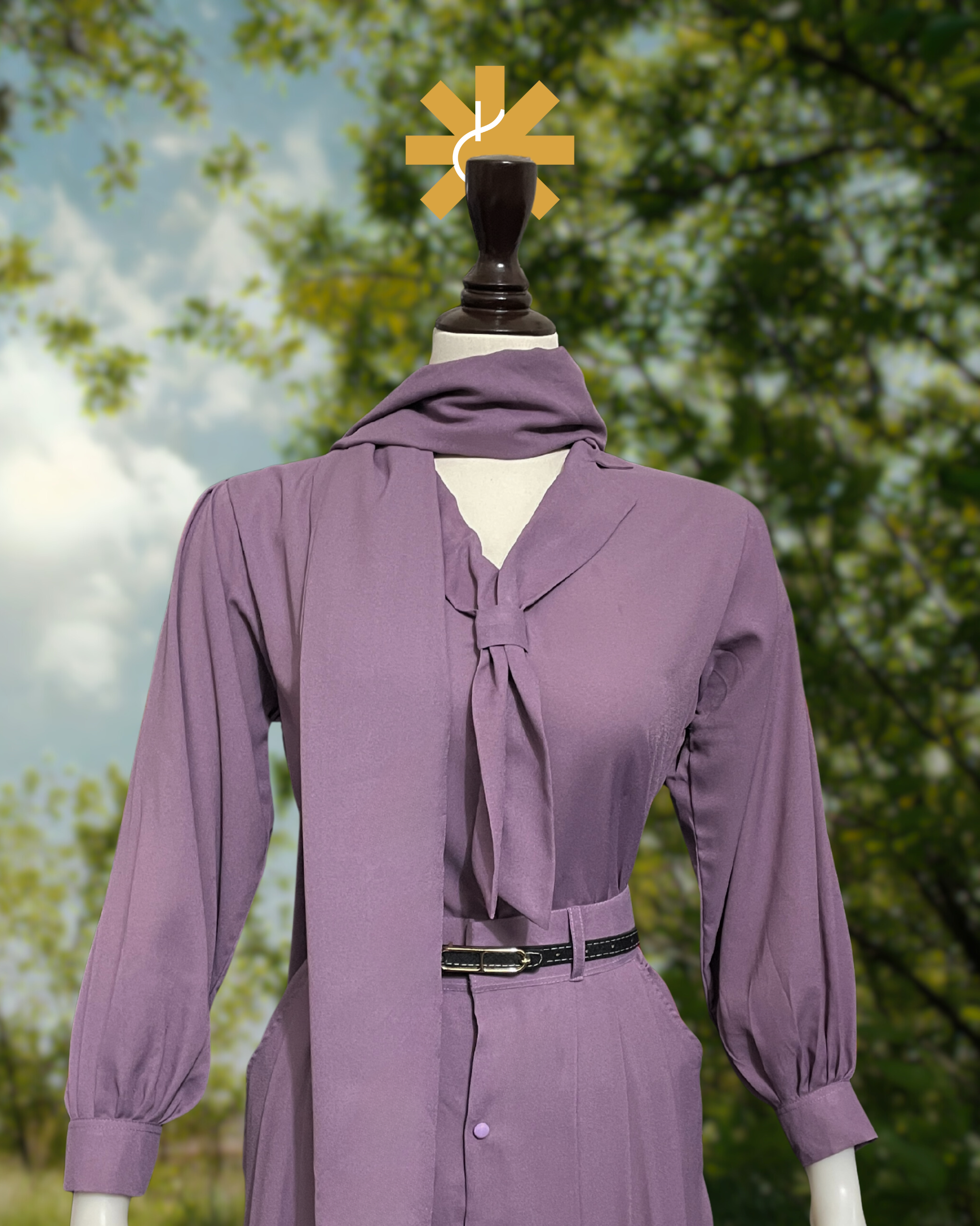 Formal Skirt Set -[3pc] - Dusty Lilac