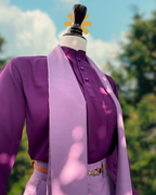 Formal Skirt Set -[3pc]- Purple x Lilac