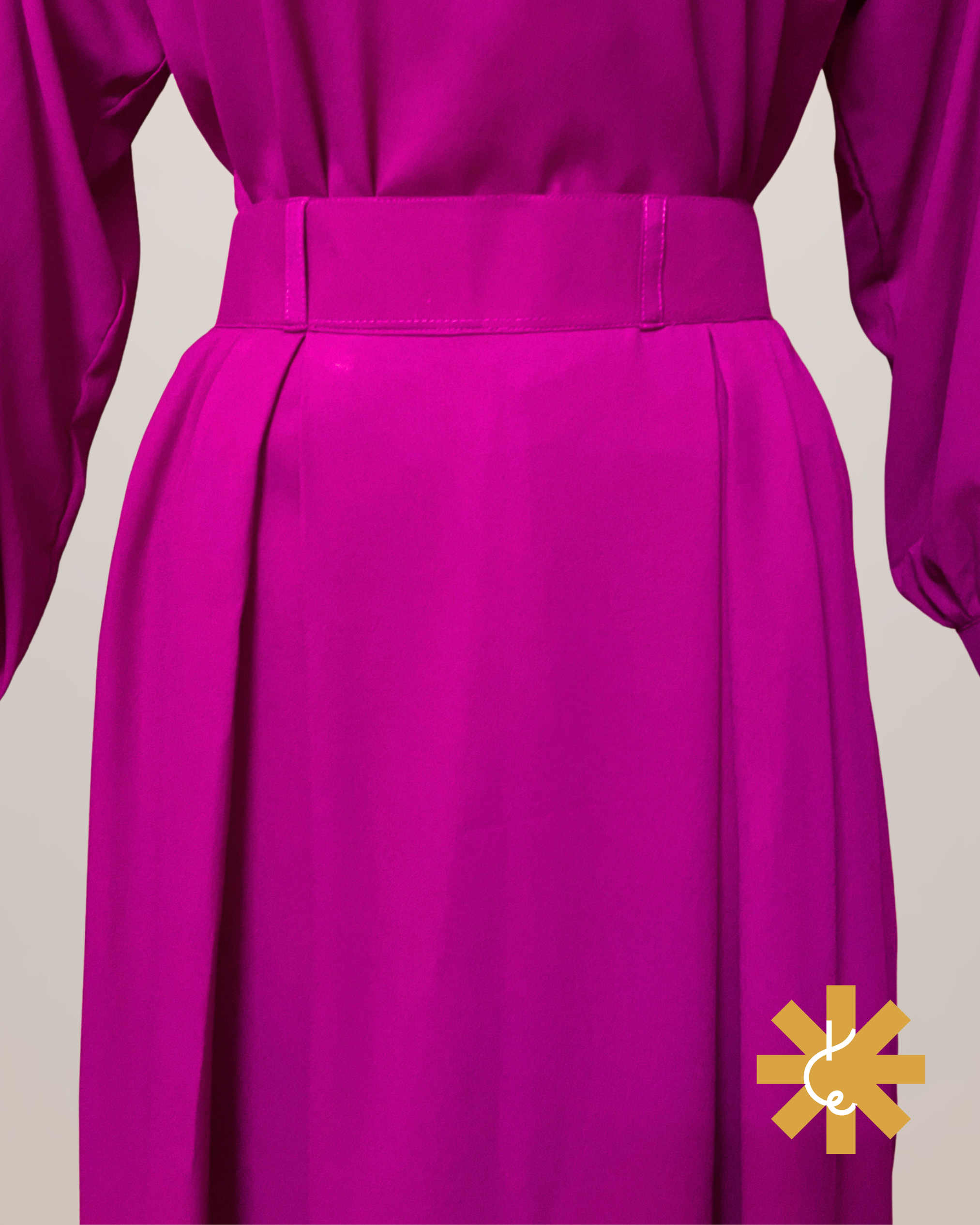 Formal Skirt Set -[3pc]- Berry Pink