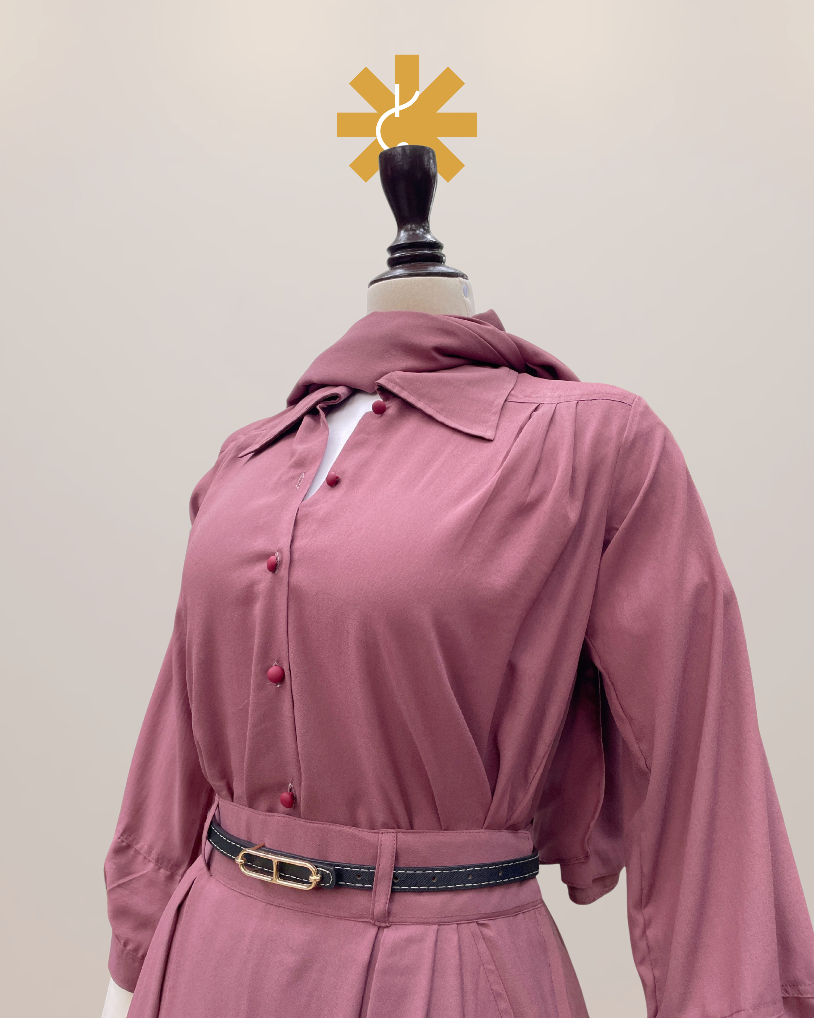 Formal Shirt - Muted Rose