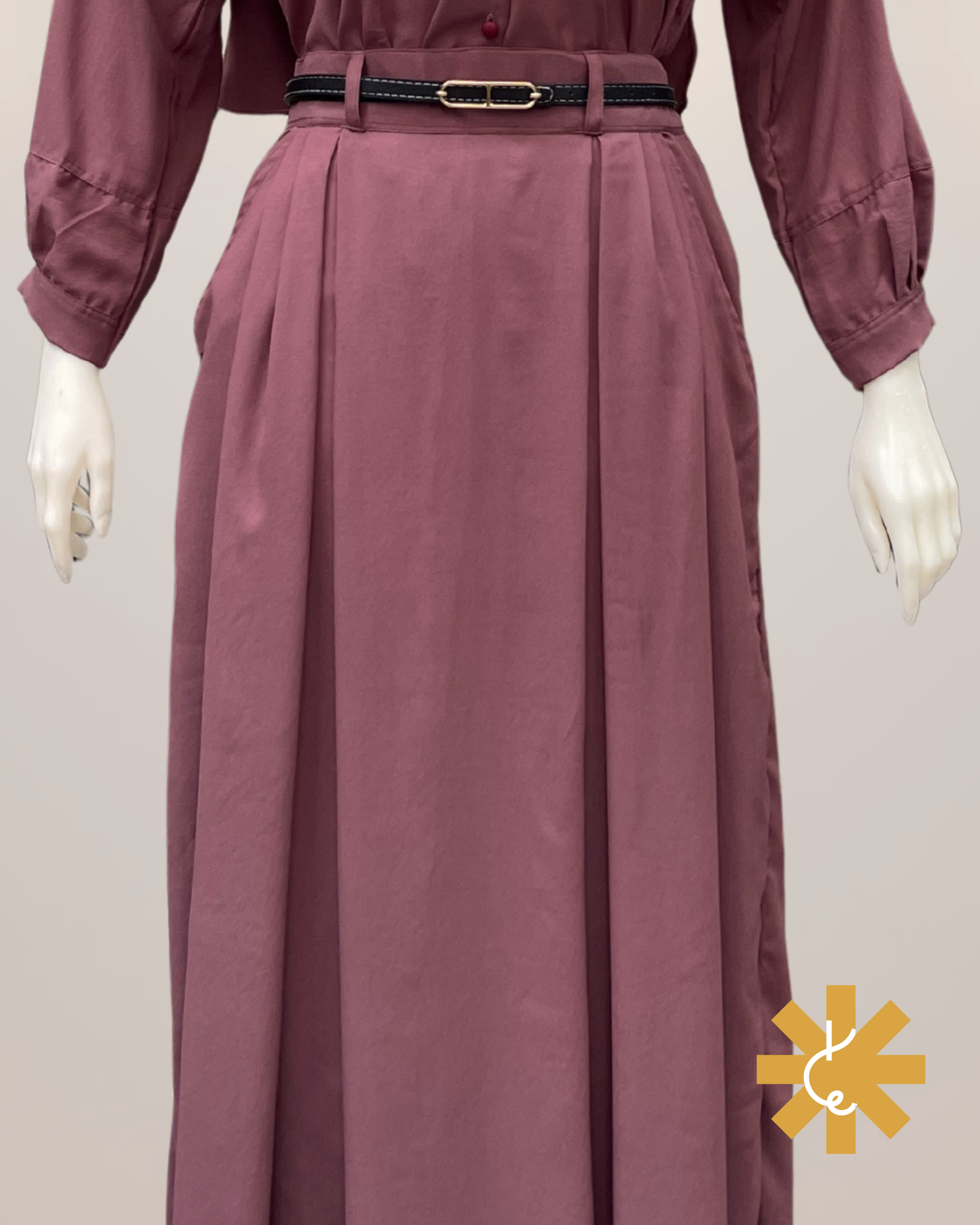 Formal Skirt - Muted Rose