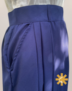 Formal Skirt Set -[3pc]- Navy Blue