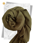 Formal Skirt Set -[3pc]- Olive Green