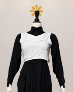 Tie-Back Crop Jacket & Maxi Set - [3pc]