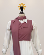 Tie-Back Crop Jacket & Maxi Set - [3pc]