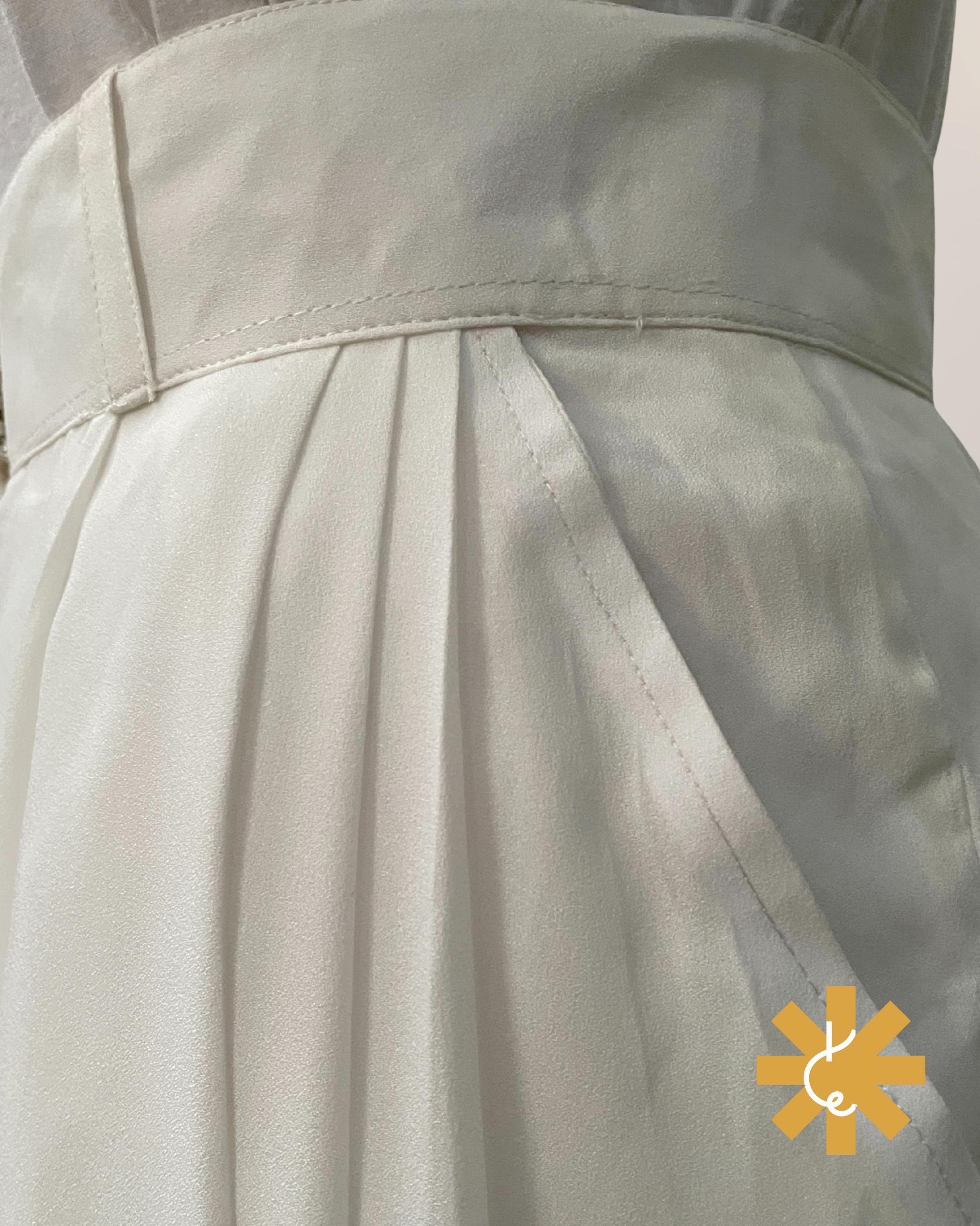 Formal Skirt Set -[3pc]- Cloud White